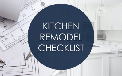 2022 Kitchen Remodel Checklist